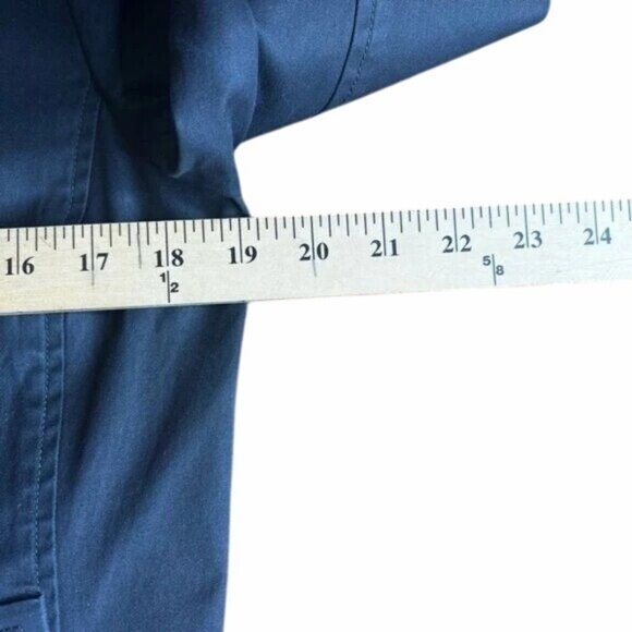 Talbots Womens Black Ruffle Front Blazer Jacket Size 8 - Picture 7 of 11